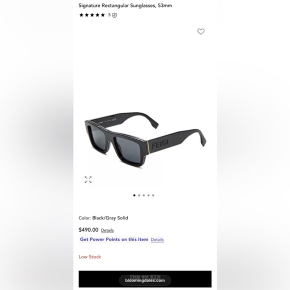 Fendi Black Sunglasses main image 7